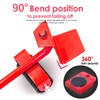Furniture Lifter Heavy Appliance Dolly Rollers Wheel Slider Mover Tool