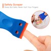 NEWISHTOOL Plastic Scraper With 300 PCS Double Edged Replacement Blades