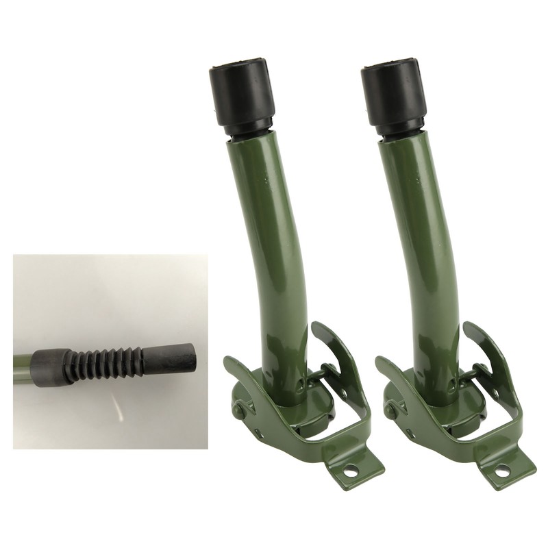 2 Pcs Gas Can Spout Replacement Universal Flexible Long Metal