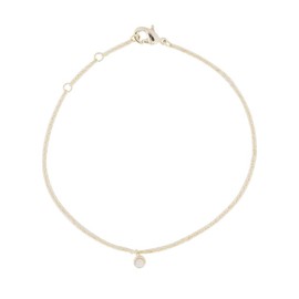 Honeycat Opal Bezel Set Bracelet in Gold, Rose Gold, or Silver | Minimalist, Delicate Jewelry (Gold)