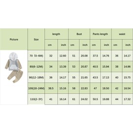 Ursobutegl Toddler Baby Boy Clothes Color Block Hooded Sweatshirt Pullover Jogger Pants 2Pcs Fall Winter Sweatsuit Outfit (Khaki, 18-24 Months)