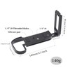 FOTGA Vertical Quick Release Plate L Bracket for Canon EOS
