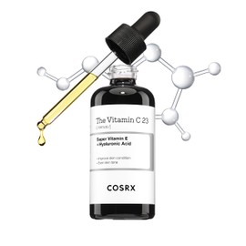 COSRX COSRX Pure Vitamin C 23% Serum with Vitamin E (Ascorbic Acid) and Hyaluronic Acid, Moisturizing Facial Serum, Reduces Fine Lines, 0.7oz/20g, Korean Skincare