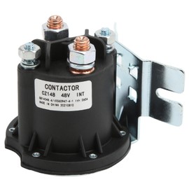 Club Car Solenoid 612711 Metal Alloy Replacement for EZGO TXT 2010‑Up All 48V MPT 800/1000 Vehicles