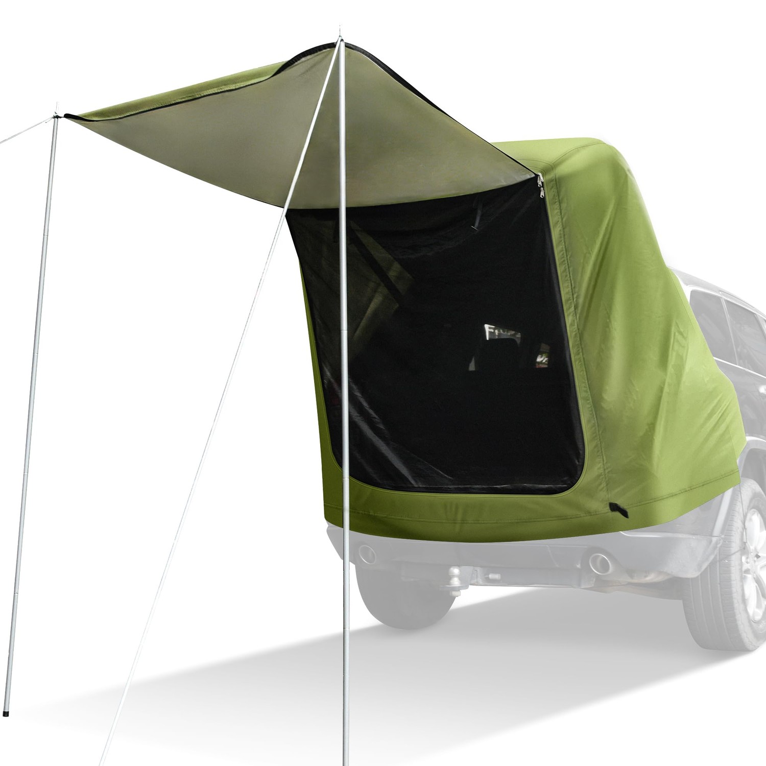 WOLFWILL SUV Tailgate Tent with Awning - Waterproof SUV Tents for ...