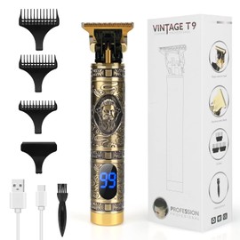 Innens Hair Clippers for Men, Professional Mens Hair Clippers Zero Gapped Cordless Hair Trimmer Professional Haircut & Grooming Kit for Men Rechargeable LED Display, Gifts for Men Dad Boyfriend