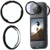 Lens Guard for Insta360 X5, Lens Protector Removable Protective Lens Cover for Insta 360 X5 Accessories, 9H hardness High transmittance, Drop Resistant Waterproof Dustproof (Optical Glass)