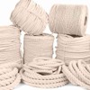 GOLBERG Twisted 100% Natural Cotton Rope – Macramé Crafts (1/4
