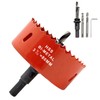 Hordion 80mm 3.15 inch Hole Saw, Heavy Duty Bi-Metal Hole