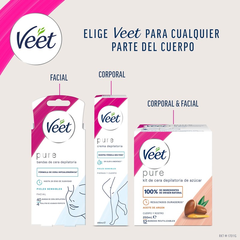 Veet Crema Depilatoria per il Corpo da Usare sotto la