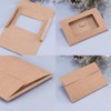 ONEBO Pack of 40 Postcard Covers, Kraft Paper Envelopes, Photo