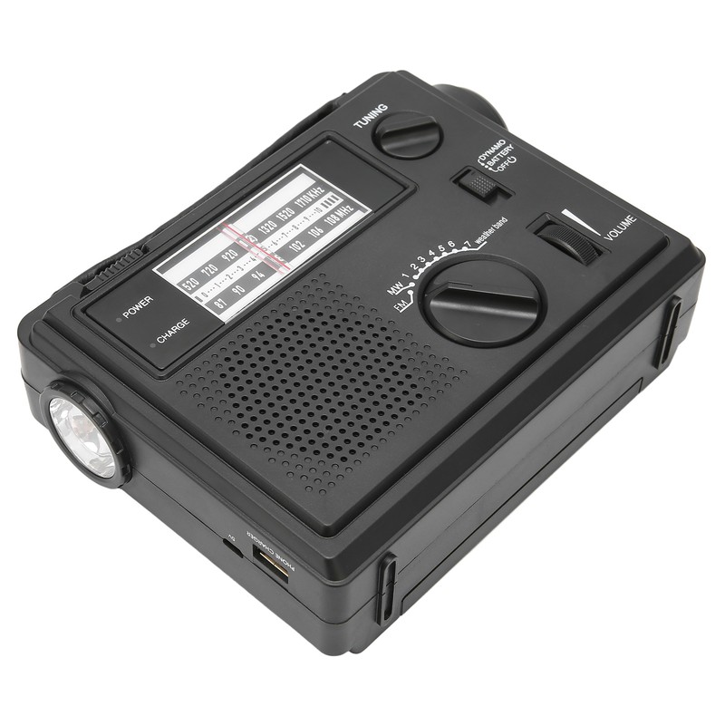 Crank Radio Portable FM AM WB Band Multi Powered Emergency