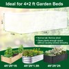 2 Pack Garden Netting for 4x2FT Raised Beds, Ultra-Fine Mesh