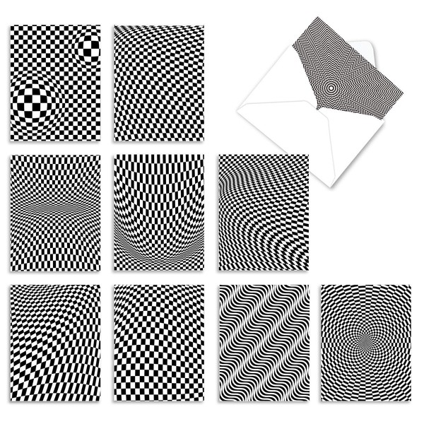 The Best Card Company - 10 Boxed Greeting Cards Blank