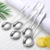 SDMAX Stainless Steel Soup Spoon Set of 6, 6pc Steel