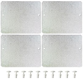 2024 Upgrade Microwave Waveguide Cover Replacement is Compatible with GE microwaves, The WB34X21271 Microwave Parts Replace AP5791399 3026729 and PS8754952, with 2 WB03X27704 Waveguide Lock Button