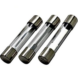 10x Glass Fuse Fuse Flink 6 x 30 mm - 5A 10A 15A 20A 25A 30A 250V (20A)