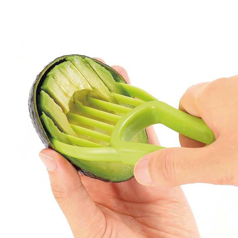 Kai KAI KITCHEN DH8190 Avocado Cutter, Seeder, Peeler with Cap,