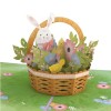 Lovepop Beautiful Easter Bunny Basket Pop-Up Card