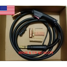 CYMPOLLIA MIG WELD GUN 15' 150A replacement for Lincoln Power mig 215 MPi , Power mig 211i