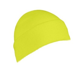 Rothco 5787 Solid Knit Knit Cap Rothco Deluxe Fine Knit Watch Cap (Safety Green (Fluorescent))