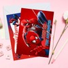 Fantarea 16pcs Spider Birthday lnvitation Cards Gift Cards with Envelopes