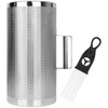 12" x 6" Stainless Steel Guiro Instrument Latin Percussion Metal