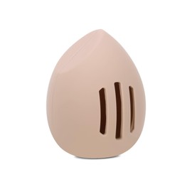 Silicone Makeup Sponge Holder, Breathable Makeup Sponge Case for Business, Travel or Daily, Fit All Sponges (Khaki)