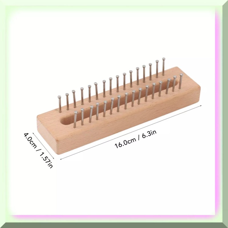 Vivora Wooden Square Knitting Loom Kit - DIY Weaving Tool