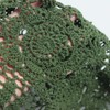 KEPSWET 100% Cotton Handmade Crochet Lace Oval Table Runner Olive