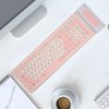 Silicone Keyboard 107 Keys Waterproof Dustproof Folding Two Colors 2.4G