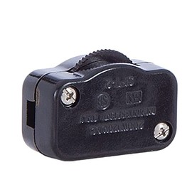 B&P Lamp® Brown Hi-Low Inline Brightness Control Switch For 18/2 Spt-2 Lamp Cord Not a full range dimmer.