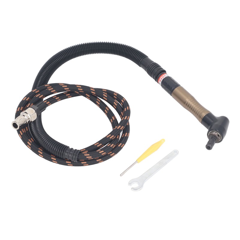 Air Micro Die Grinder Kit Rotary Switch 23500rpm Elbow Pneumatic