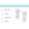 2pack 13Watts MLS13 GU35 3500K Soft White Spiral Light Bulb