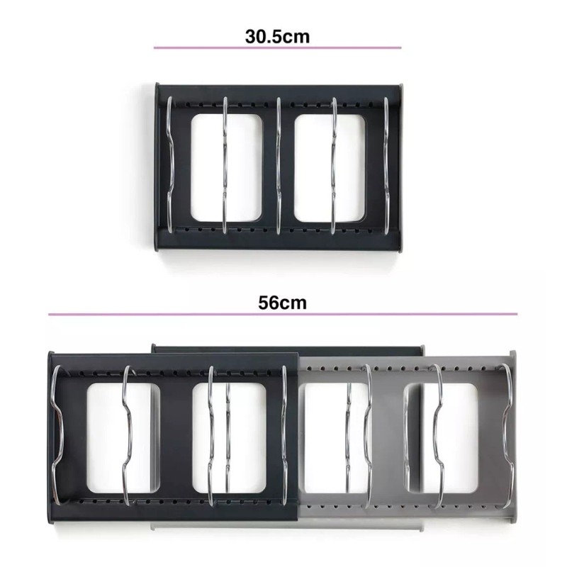 Luxury Organizador De Tapas Expansible Para Cajón Hogar Cocina