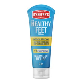 OKeeffes Healthy Feet - Crema exfoliante para pies extremadamente secos, agrietados, tubo de 3 onzas, (paquete de 1)                                  