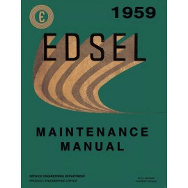 1959 Edsel Shop Manual
