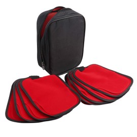 VBESTLIFE 16Pcs Lens Filter Storage Pouch, Portable Compact Lightweight Carrying Nylon Lens Filter Protection Case Bag with Removable Liner,Hook Loop For 100 x 150mm 100 x 100mm Cokin Z Series Filter