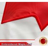 Premium Canada Flag 3x6 Ft large -Embroidered Maple Leaf -