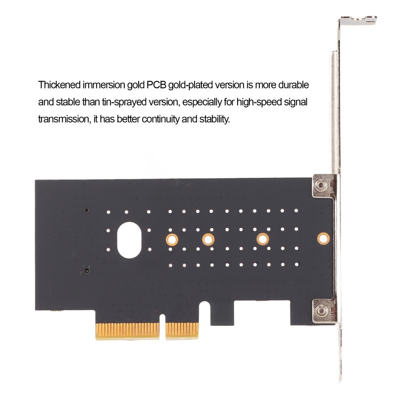 M.2 To Pcie Adapter PCB Gold Plated M.2 NVME to