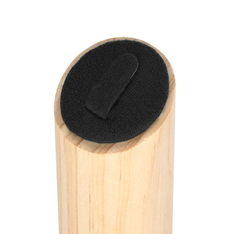 KUKUVR 3 Pack Wooden Ring Display Stands for Boutique Selling