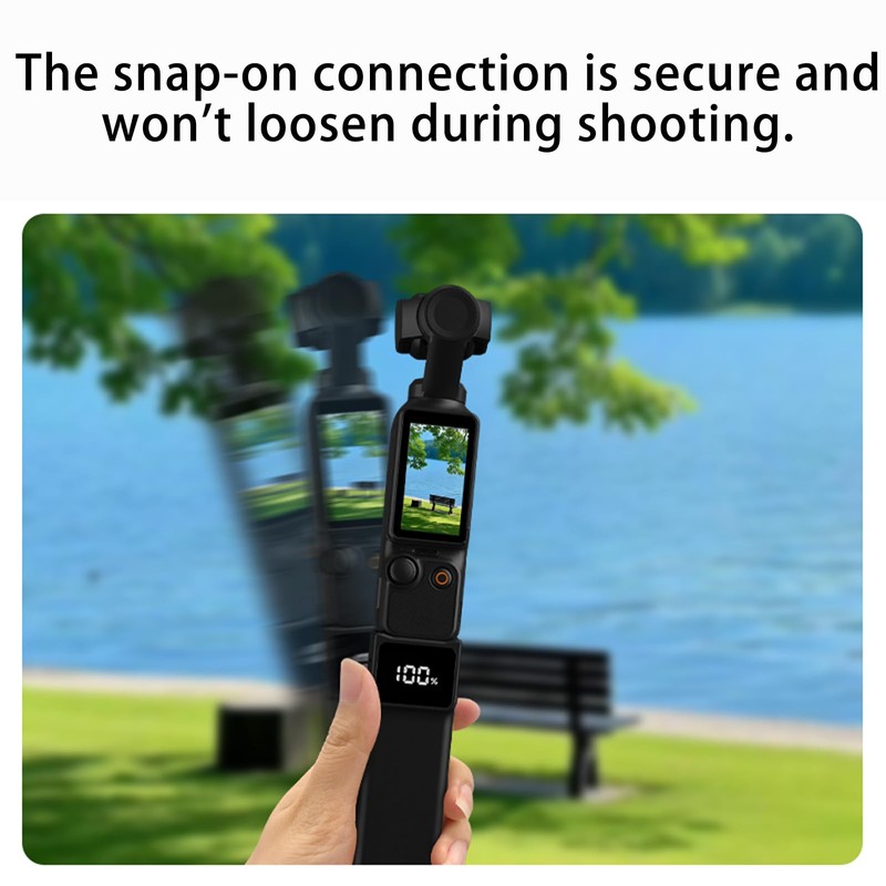 INSEESI Pocket3/4 Battery Handle for DJI osmo Pocket 3 Extended