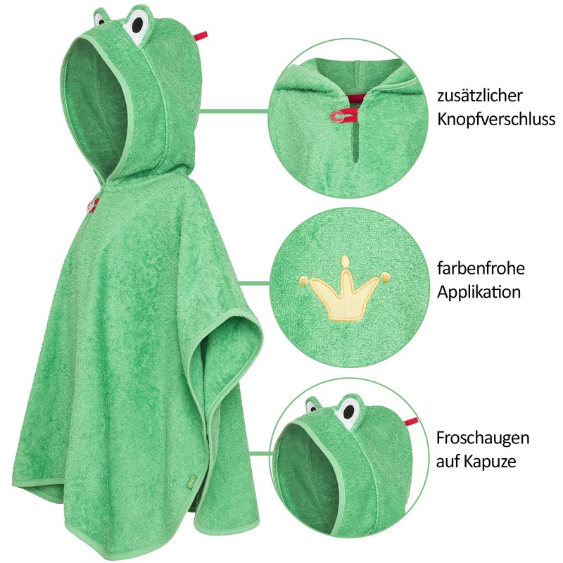 Smithy Children's Bath Poncho I Baby Girls Boys I Terry