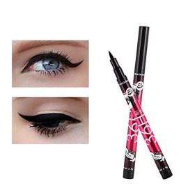 TIKA Waterproof Black Liquid Eyeliner 36H Long-Lasting – Precision Eye Liner Pencil