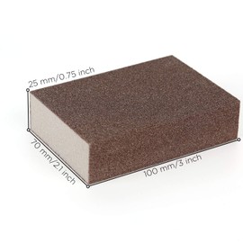 LUTER 4 Pieces Sanding Sponge Wet and Dry Sanding Block Fine (Grade 240 to 320) Sanding Pads (4 Blocks)