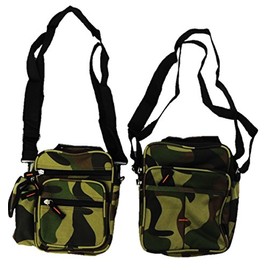 Pack of 2 Shoulder Bags Camouflage, camouflage, M, crossbody
