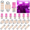 Tallew 24 Pieces Dome Light LED Car Bulb Kit Set