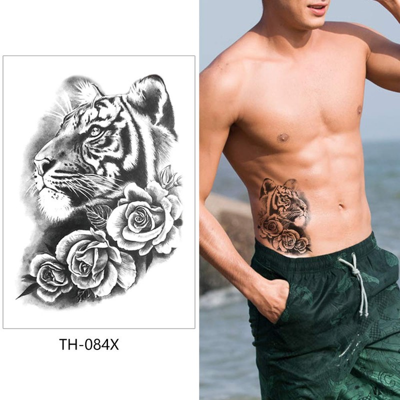 Tiger Tattoos Arm Upper Arm Tattoos Animal Tattoos Fake Tattoos