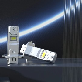 Kit De Faros Led H1 H3 Plug & Play 1:1 Tamaño De Halógena