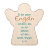 MaMeMi Worry Stone Beech Wood in Guardian Angel Shape and